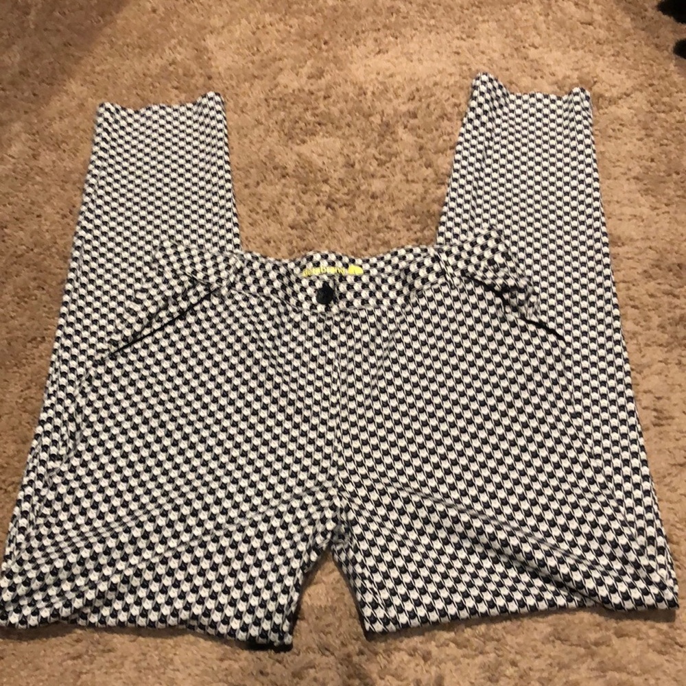 Betabrand Straight Leg Chino Catstooth DPYP